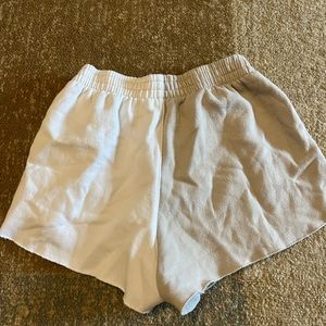 super cute two colored sweat shorts!